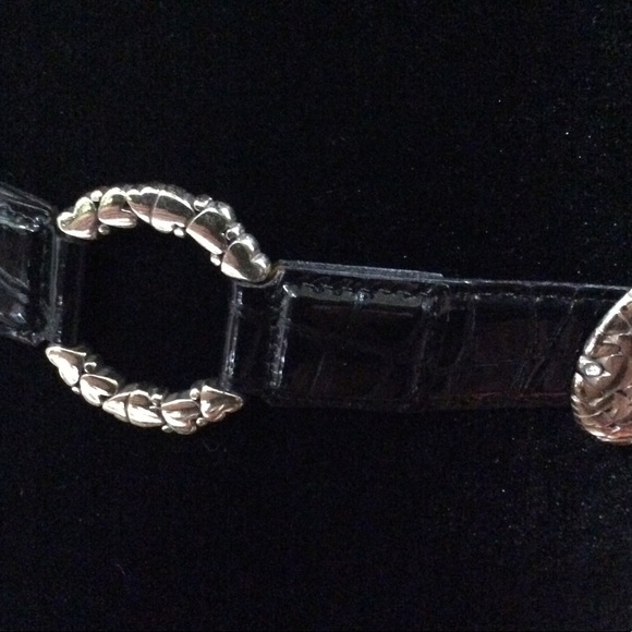 💗Brighton faux leather gold tone hearts belt💗 - Picture 8 of 15